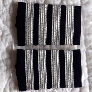 Pilot Epaulets Black/Silver